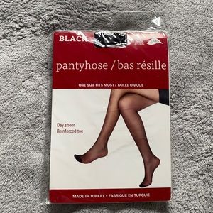 Brand new in package black pantyhose